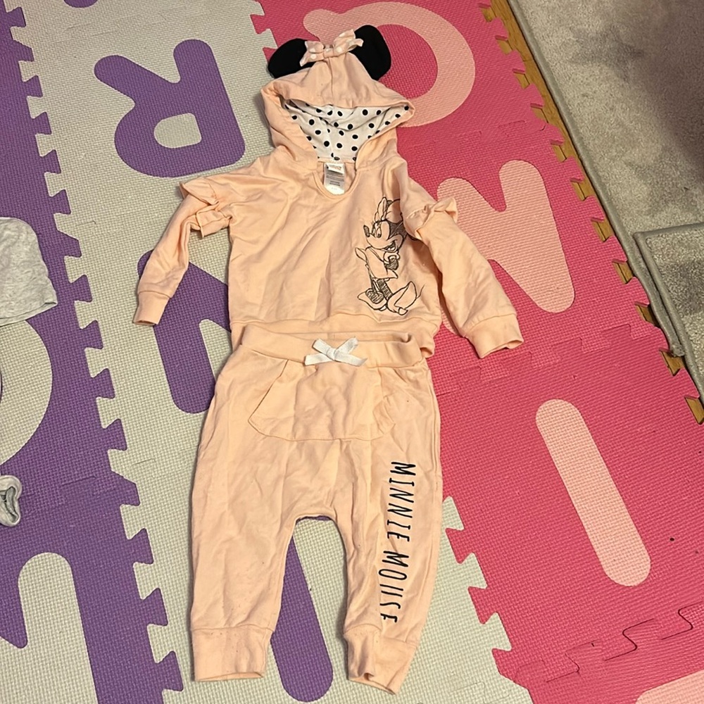 Disney baby Minnie Mouse matching set